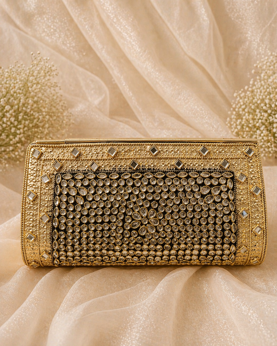 SELVIRA ornate clutch ( big)