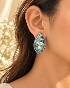 Iridescent Teardrop Earrings