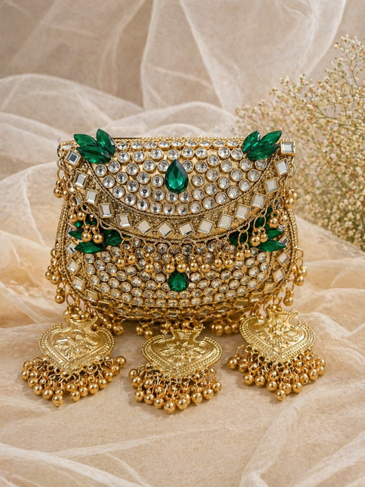 Noorani Gold Clutch (mini)