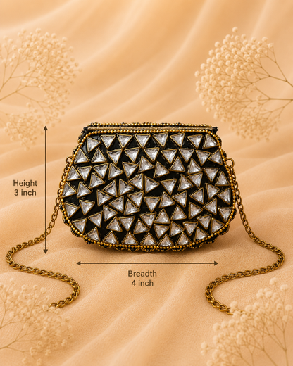 Noir Radiance Clutch (Mini)