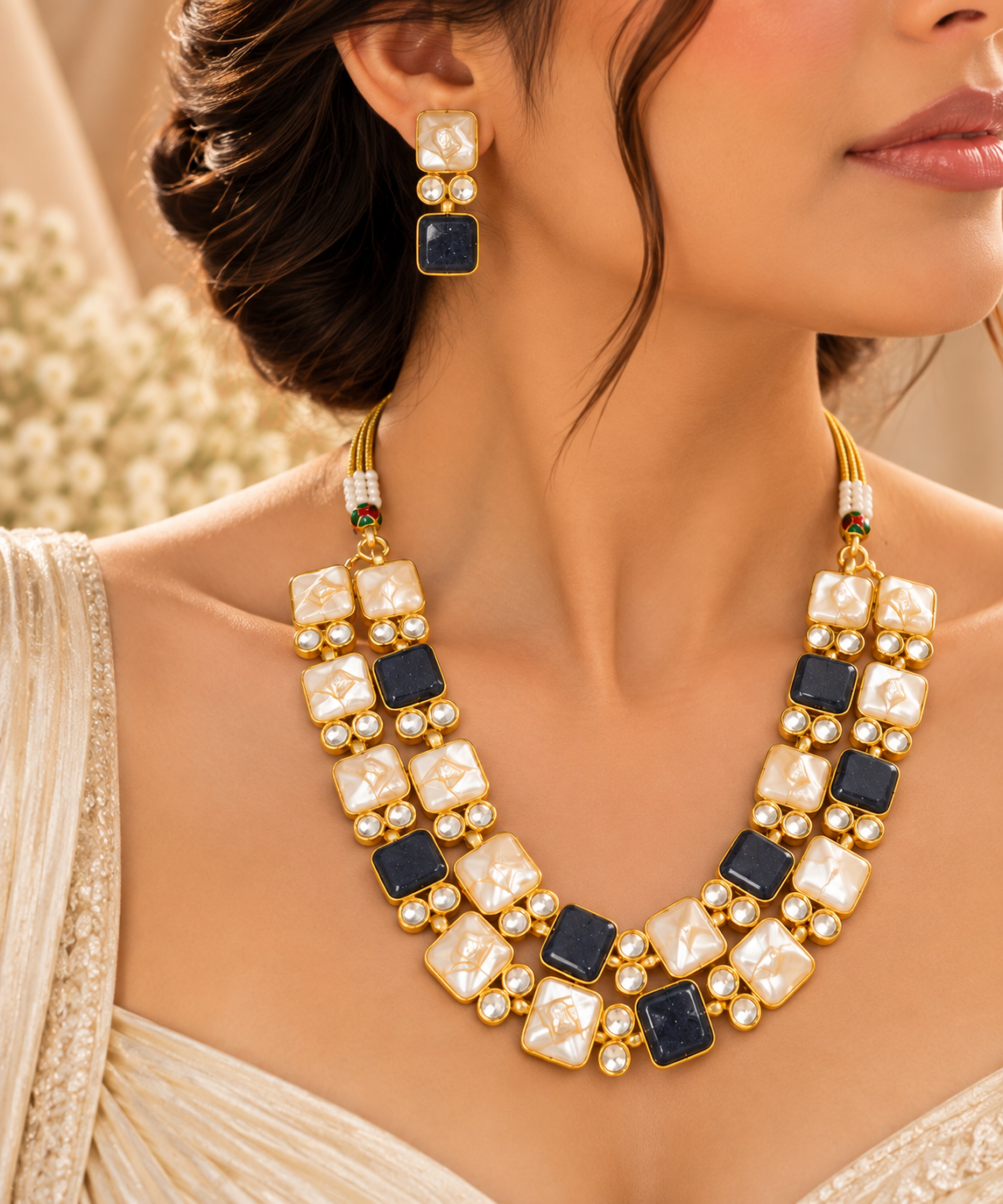 Midnight Pearl Luxe Necklace Set