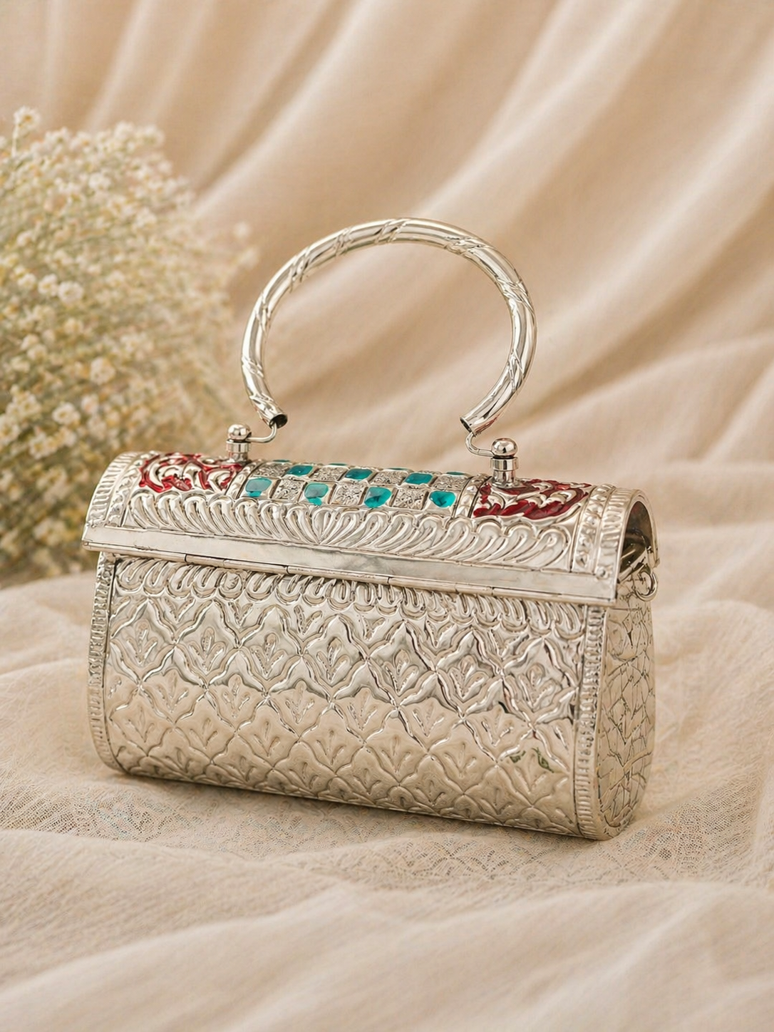 Multicolor Brass Clutch(miduam)