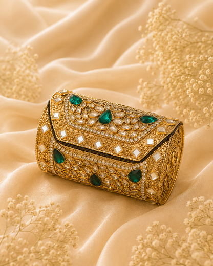 Emerald Luxe Clutch ( Mini )