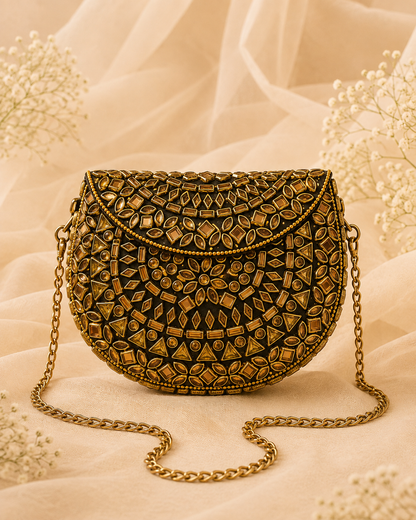 Noir Kundan Charm (Medium)