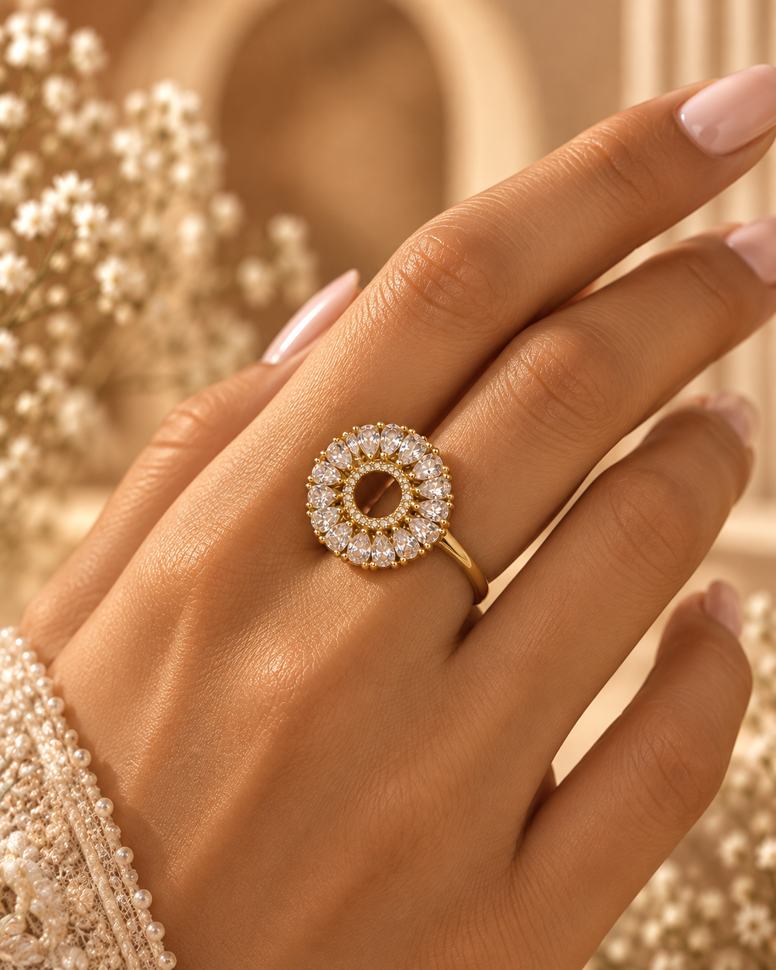 Celestial Halo Ring