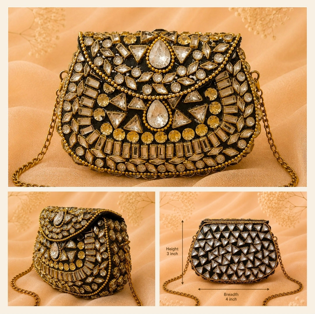 Noir Radiance Clutch (Mini)