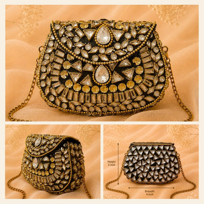 Noir Radiance Clutch (Mini)
