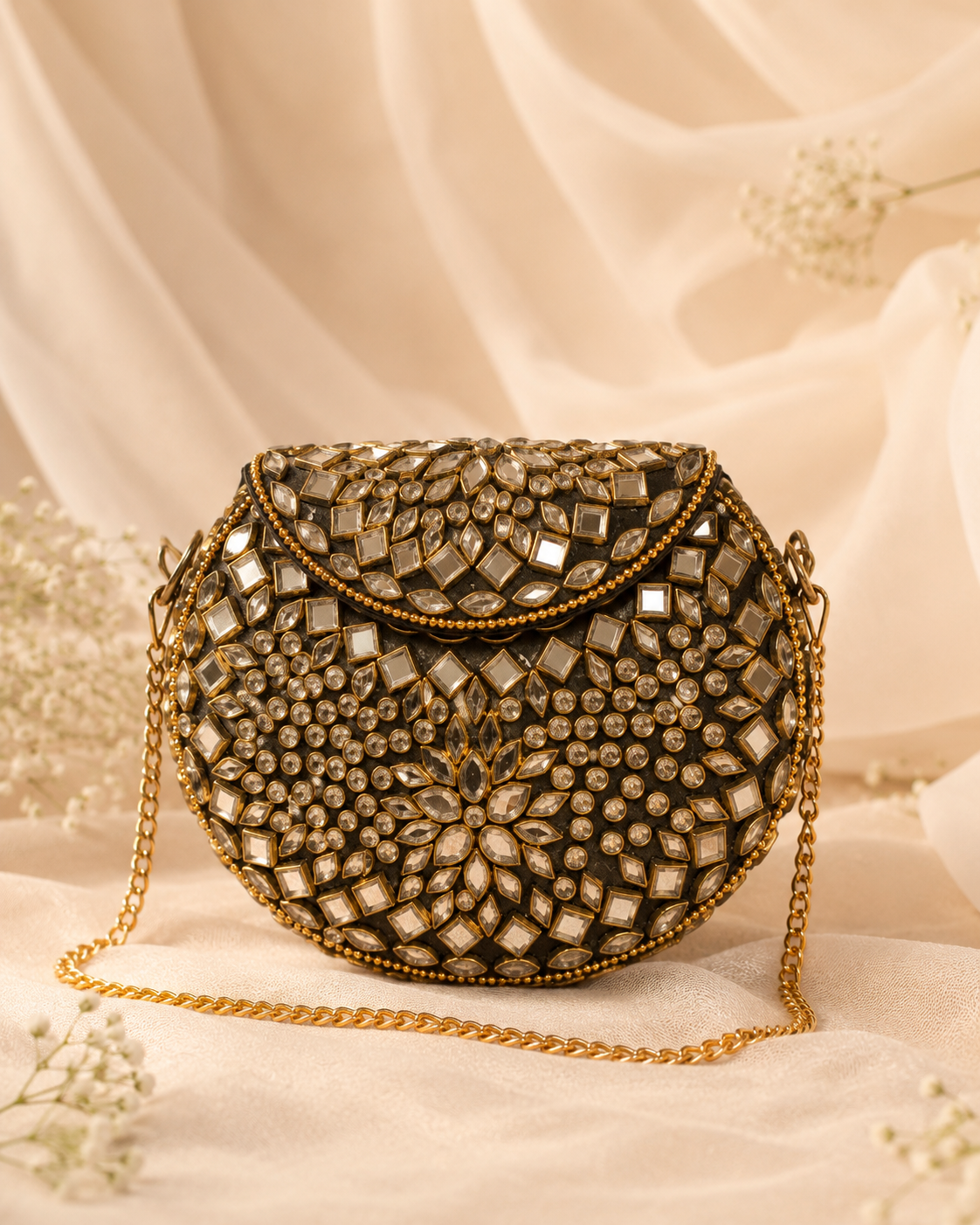 Noir Kundan Luxe (Medium)