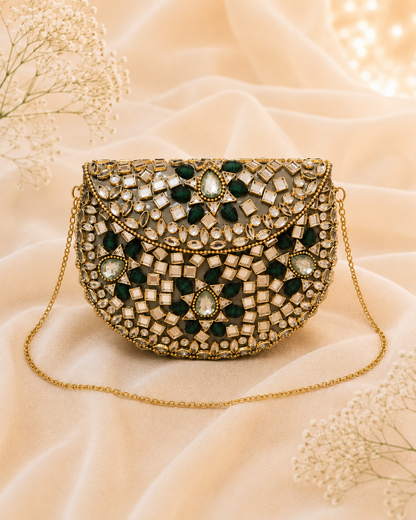 Grey Kundan Luxe [Medium]