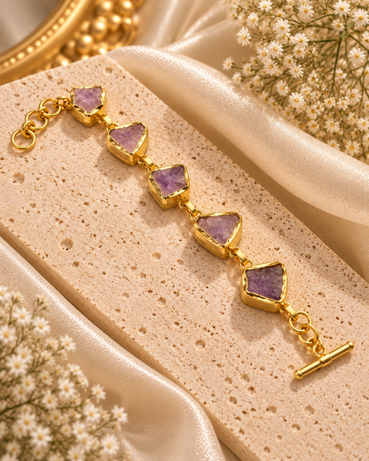 Amethyst Aura Luxe Bracelet