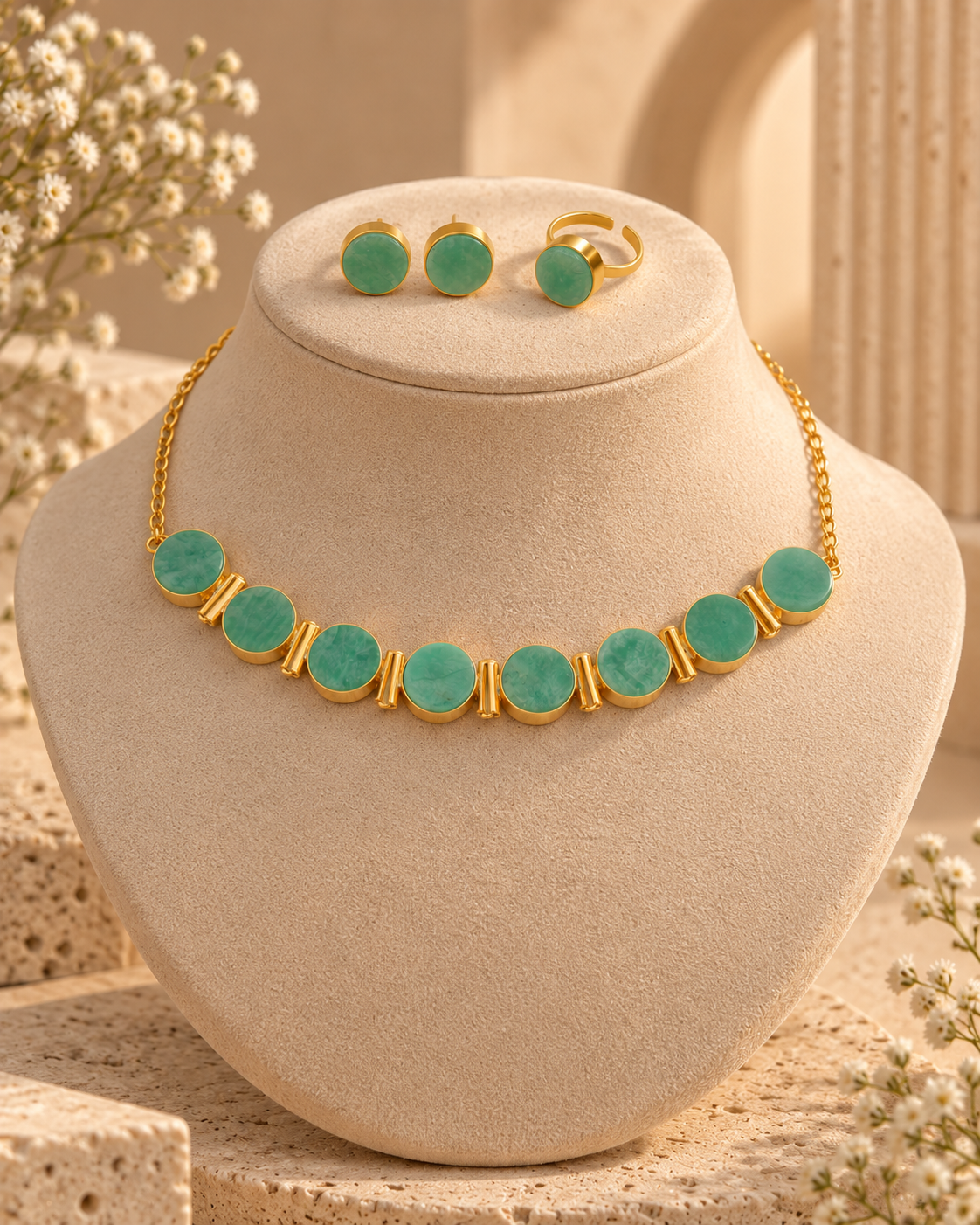 Tranquil Amazonite Trio Set