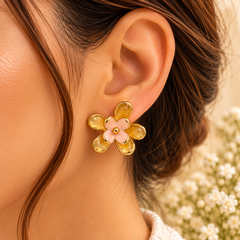 Floral Stud Earrings
