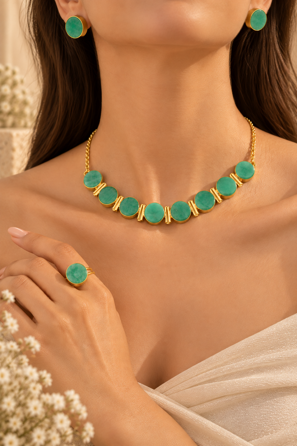 Tranquil Amazonite Trio Set