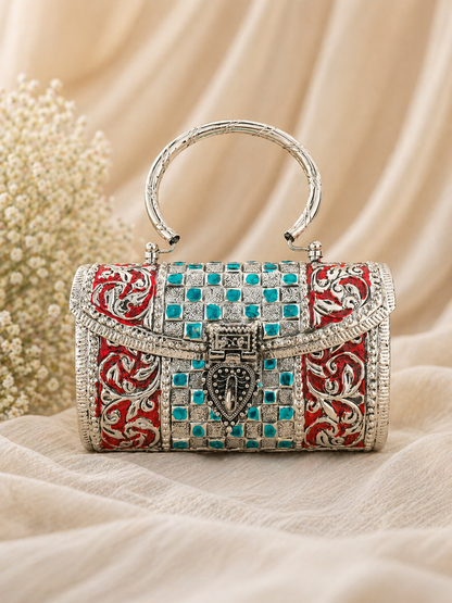 Multicolor Brass Clutch(miduam)