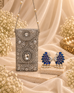 Regal Silver & Sapphire Bridal Combo