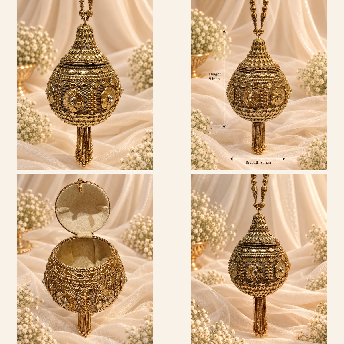 Golden Floral Potli [big]