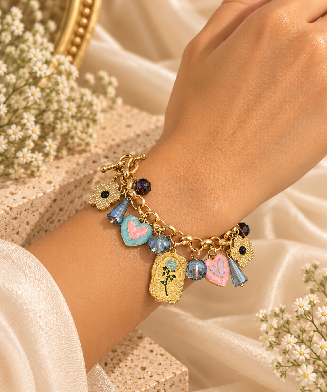 Colorful Charm Bracelet