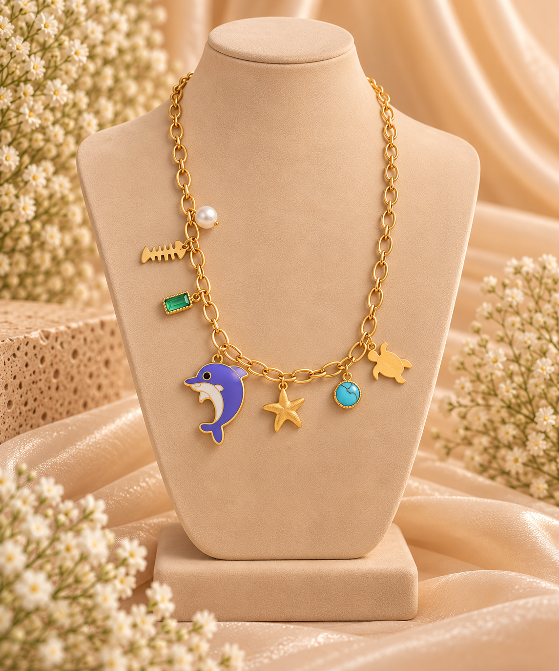 Ocean Charm Necklace