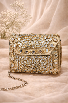 Aafreen Mirror clutch (Mini)