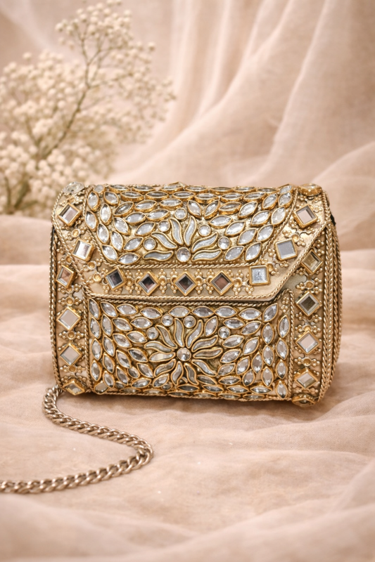 Aafreen Mirror clutch (Mini)