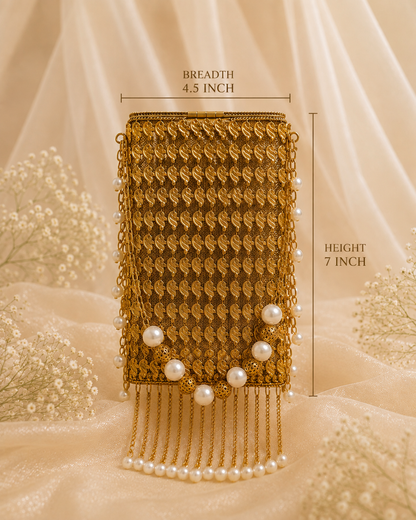 Antique Royale mobile clutch
