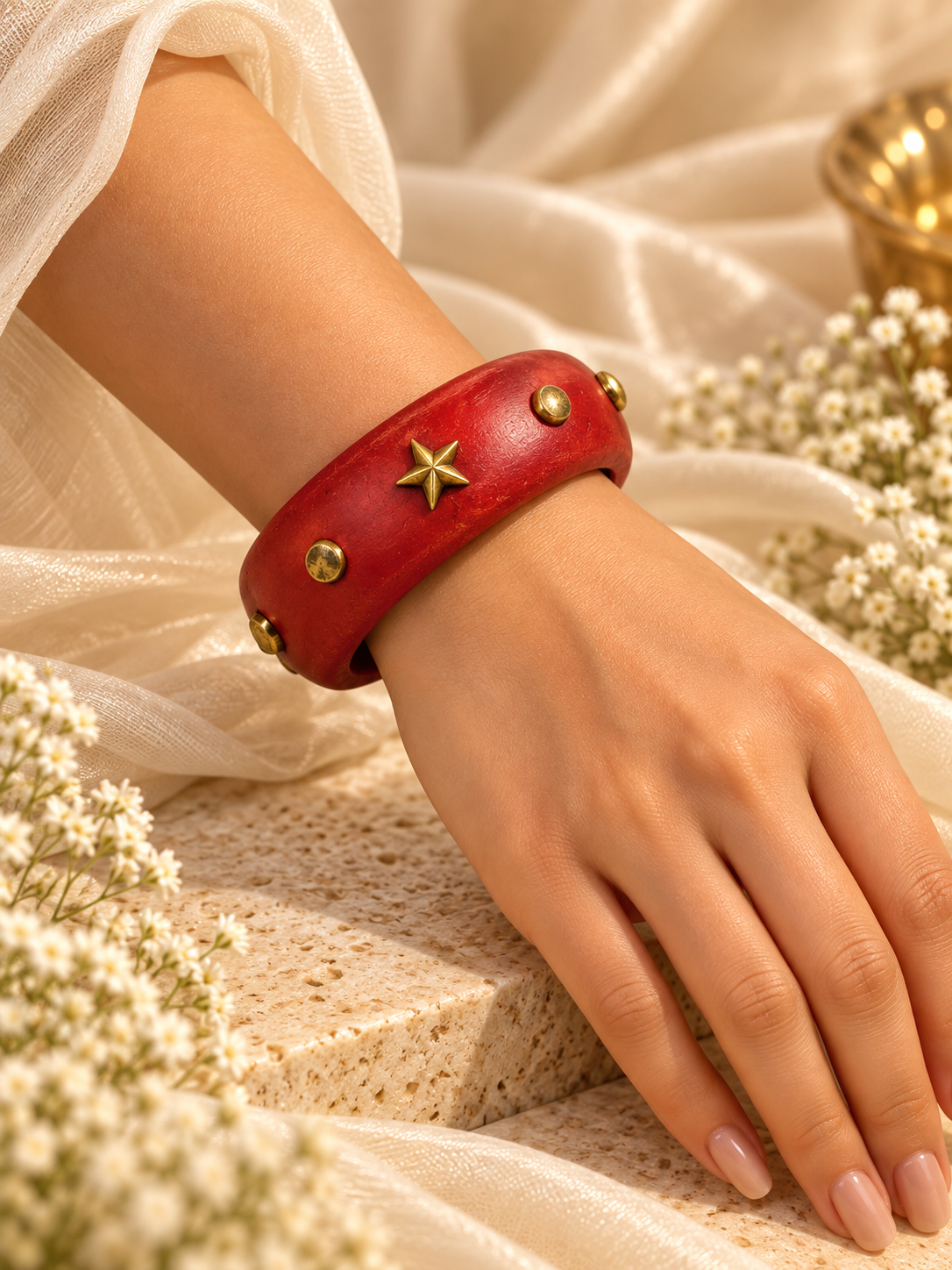 Scarlet Star Bangle