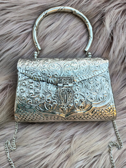 Vintage Brass Clutch(miduam)