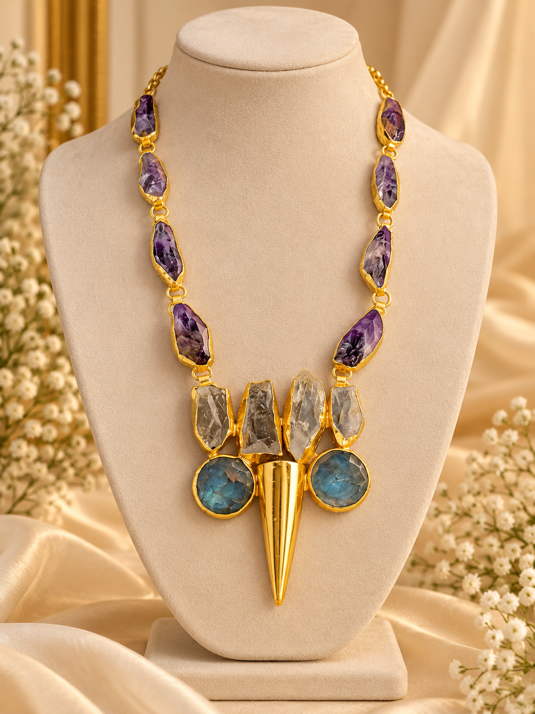 Gilded Vineyard Necklace