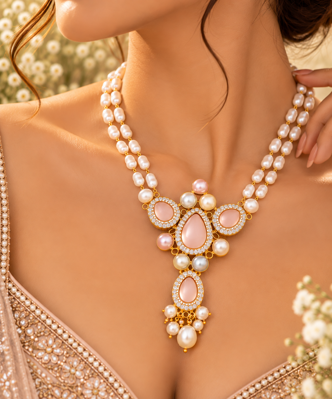 Blush Pearl Royale Necklace