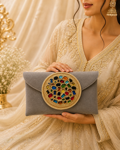 Jewel Stone Clutch(big)