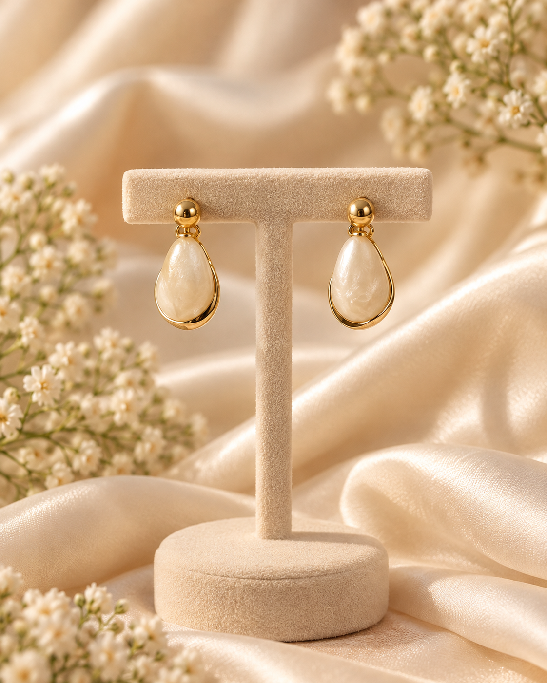 Pearl Teardrop Earrings